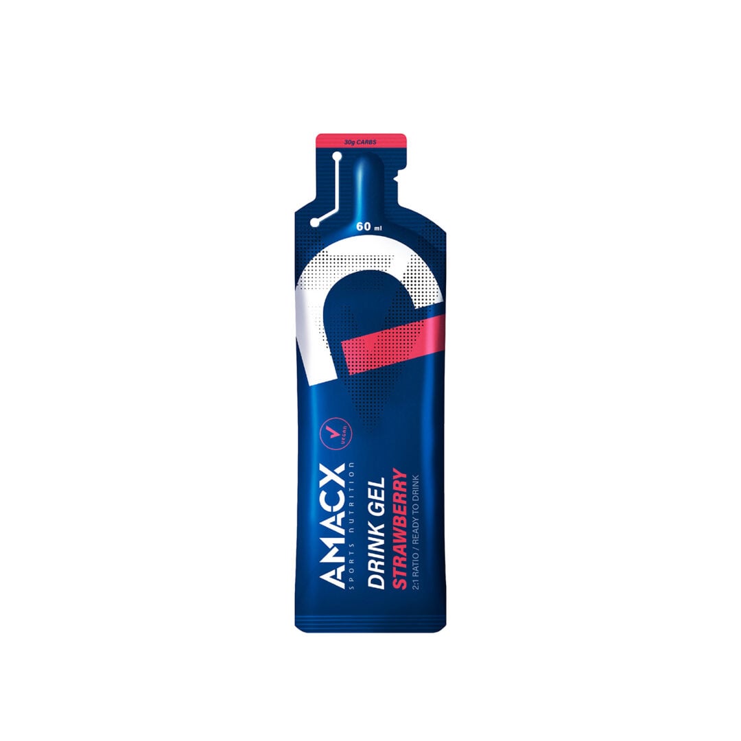 Amacx Drink Gel 60 ml - Fraise - Sports d'endurance