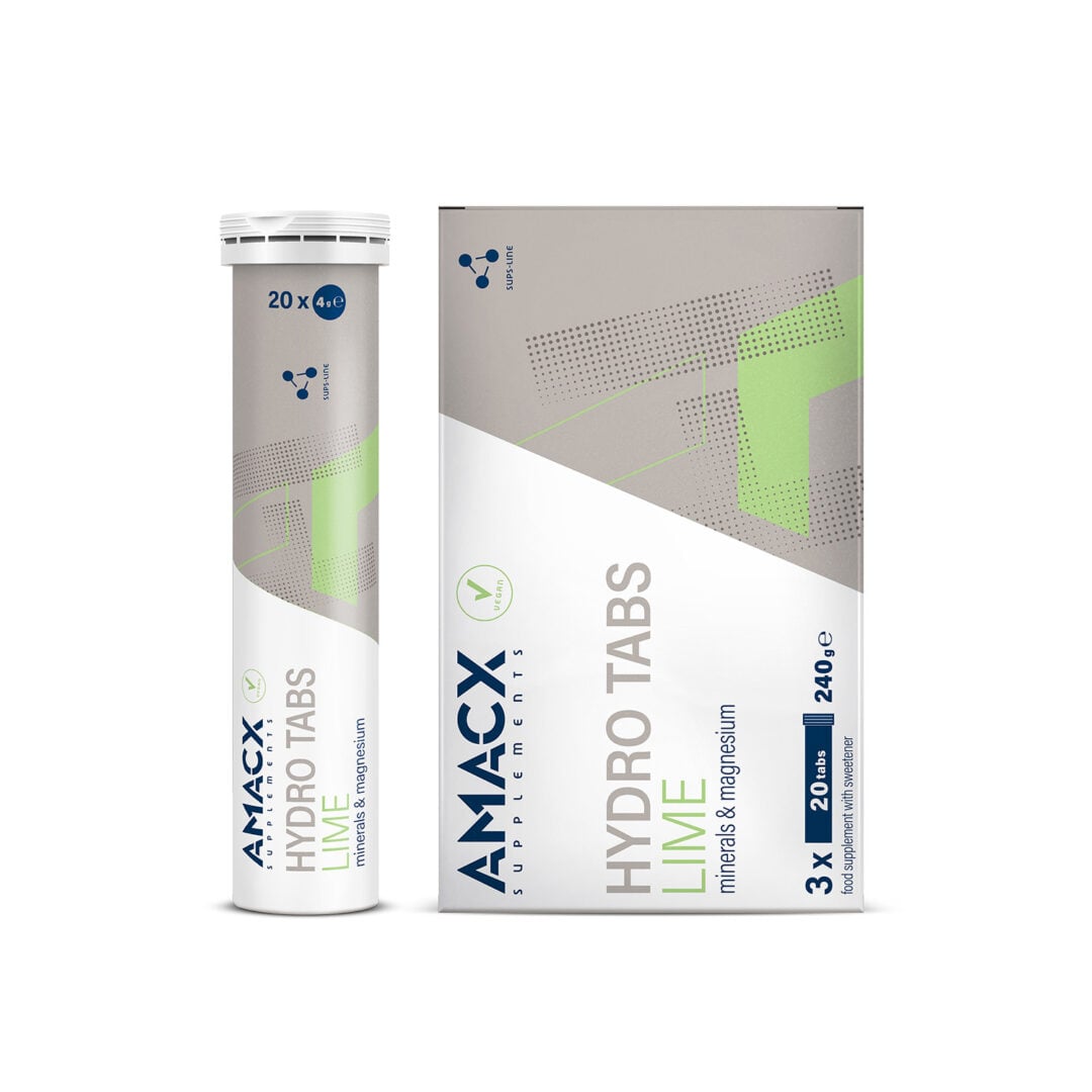 Amacx Hydro Tabs 20x4 gr - Citron Vert - Endurance Sports