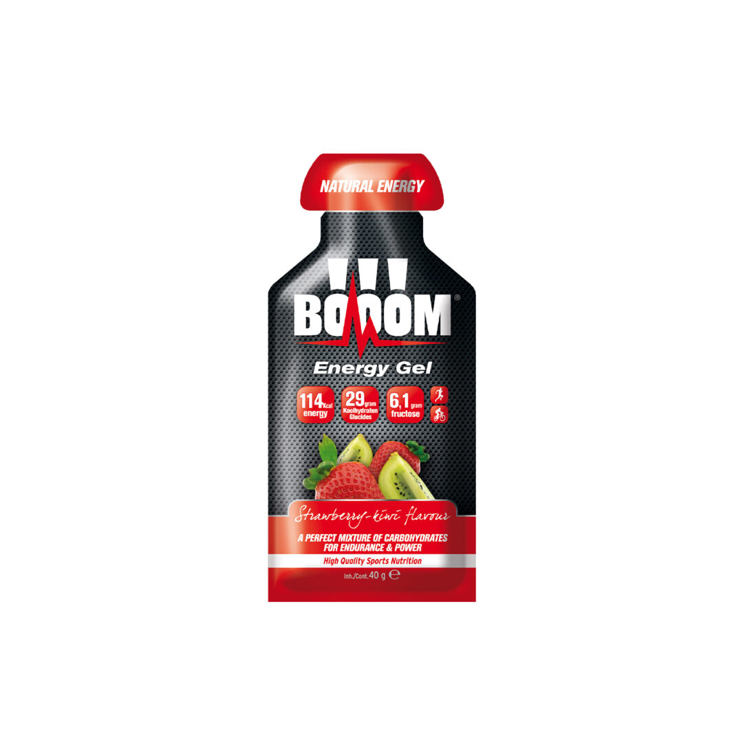 BOOOM - Gel énergétique - Fraise et Kiwi - Sports d'endurance - Sports d'endurance