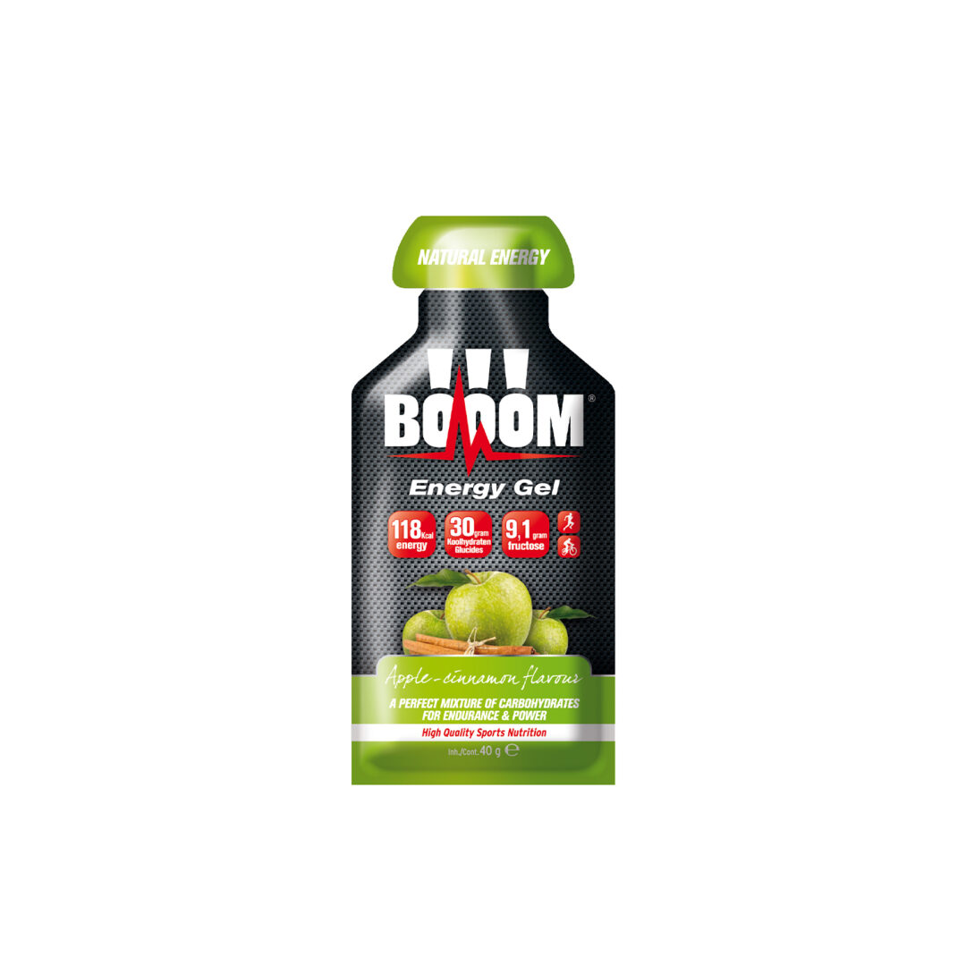 BOOOM - Gel énergétique - Pomme et cannelle - Sports d'endurance - Sports d'endurance