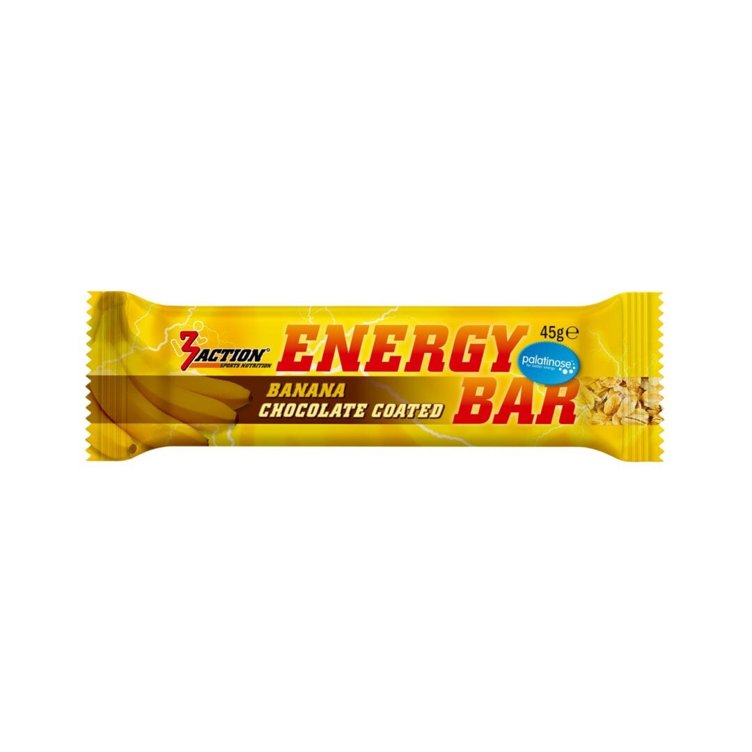 3Action - Barre énergétique - Banane enrobée de chocolat - Sports d'endurance - Sports d'endurance