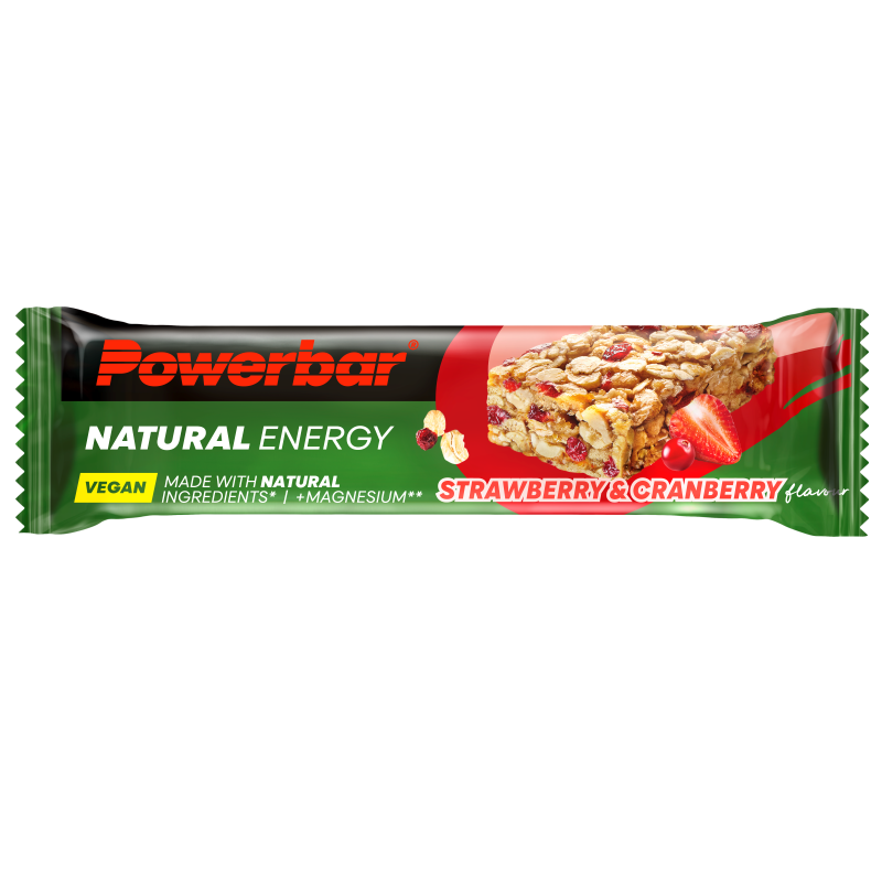 Powerbar - Natural Energy Bar - Fraise Canneberge - Sports d'endurance