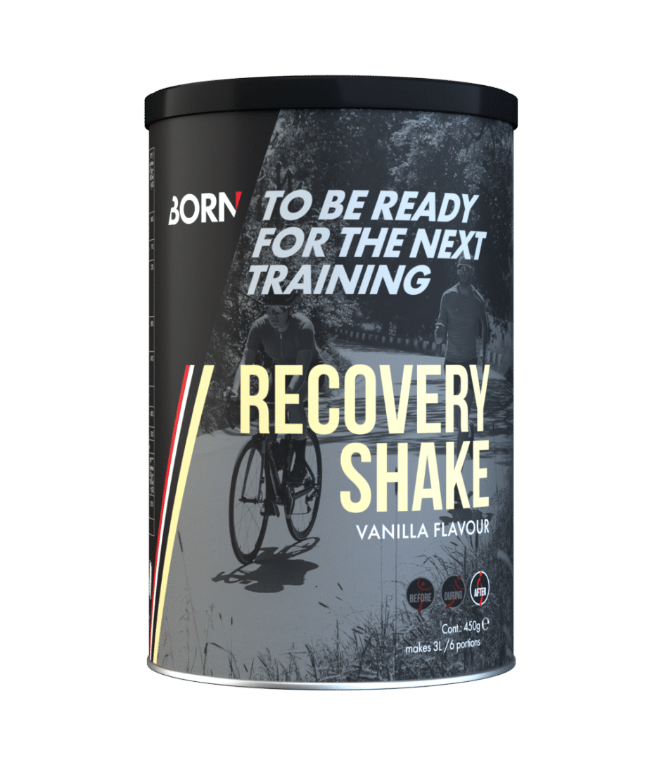 Born - Recovery Shake 450gr - Vanille - Sports d'endurance - Sports d'endurance