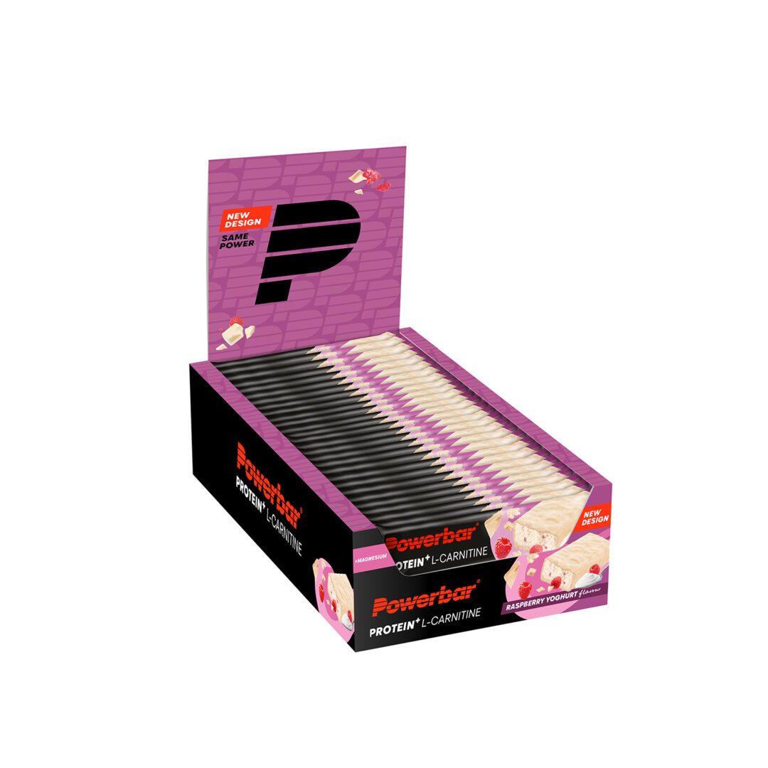 Powerbar Barre Protéines L-Carnitine 30x 35 gr (présentoir) - Framboise Yoghurt - Sports d'endurance - Sports d'endurance