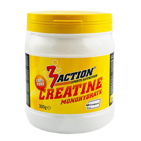 3Action - Créatine Monohydrate Protéine 330gr - Neutre - Endurance - Sports d'endurance