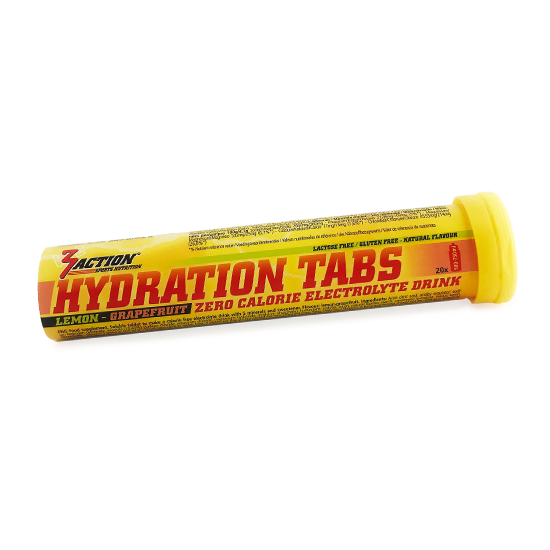3Action - Pastilles d'hydratation - Pamplemousse citron - Sports d'endurance - Sports d'endurance