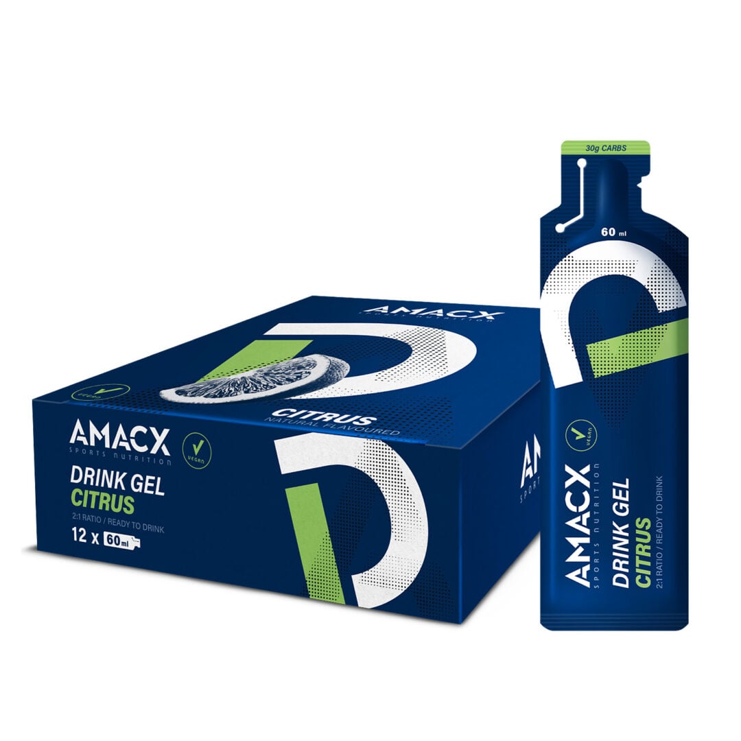 Amacx Drink Gel 60 ml - affichage - Agrumes - Sports d'endurance