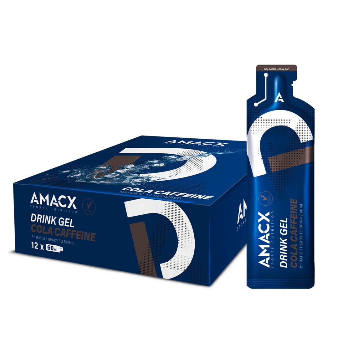 Amacx Drink Gel 60 ml - affichage - Cola Caféine - Sports d'endurance