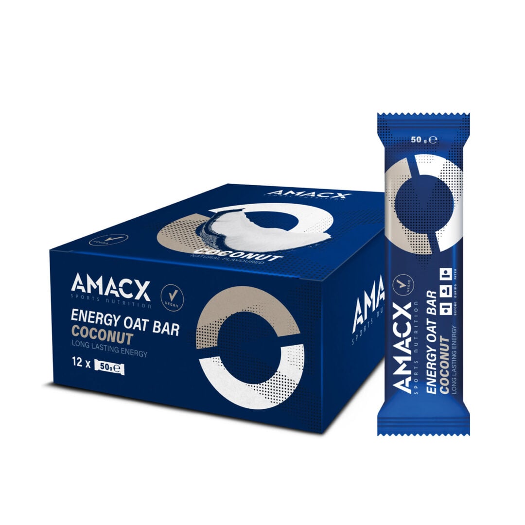 Amacx Energy Oat Bar 50 gr - affichage - noix de coco - Sports d'endurance