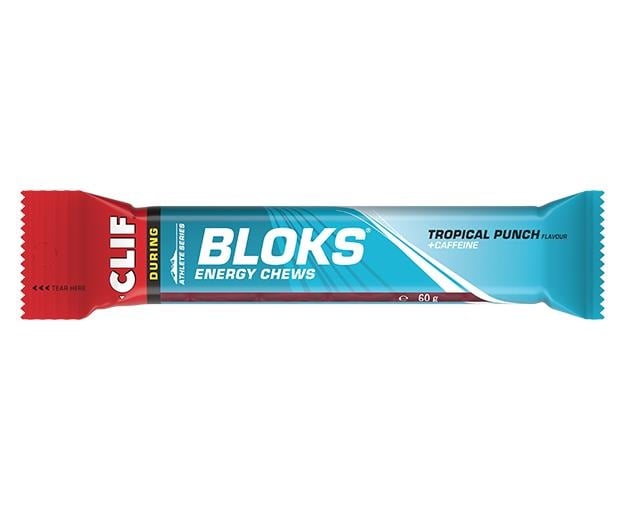 Clif Bar - Bloks Energy Chews - Tropical Punch Caffeine - Sports D'Endurance