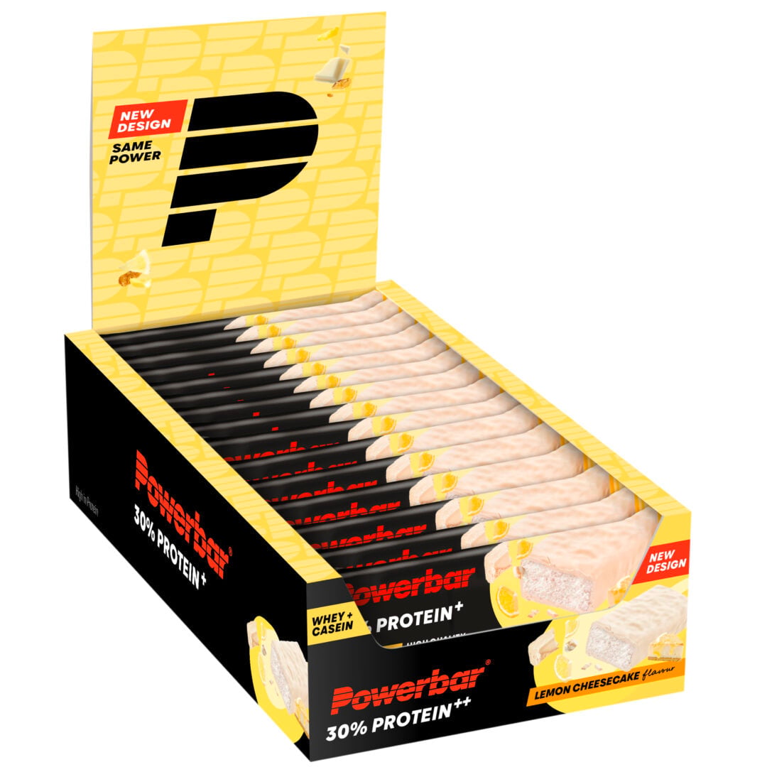 Powerbar - 30% Protein Plus Bar 15 pieces (Display) -Lemon Cheesecake - Sports d'endurance - Sports d'endurance