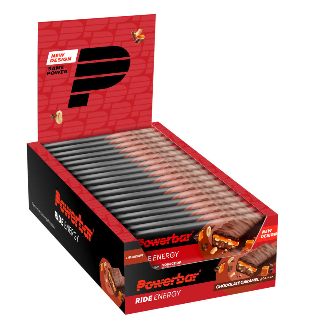 Powerbar - Ride Energy Bar - Chocolat Caramel - Présentoir - Sports d'endurance