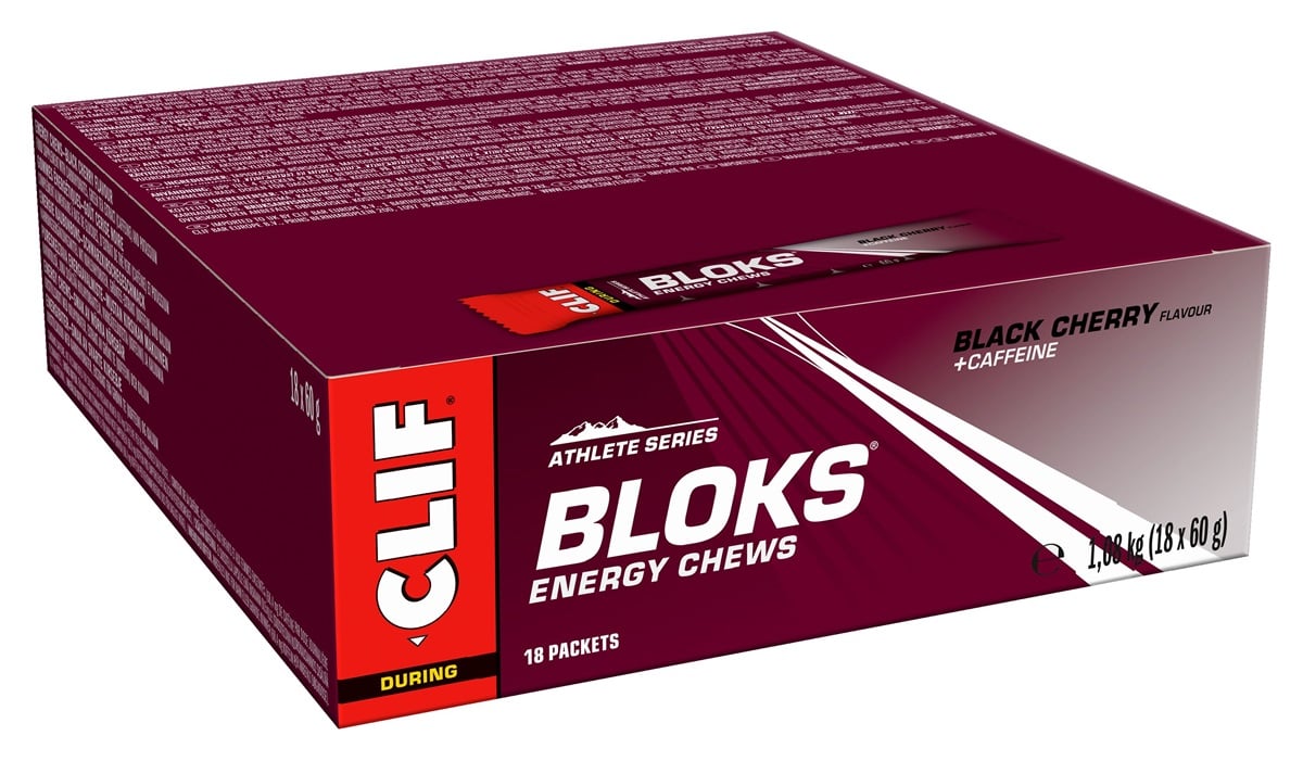 Clif Bar - Bloks Energy Chews - Black Cherry Caffeine - Sports D'Endurance