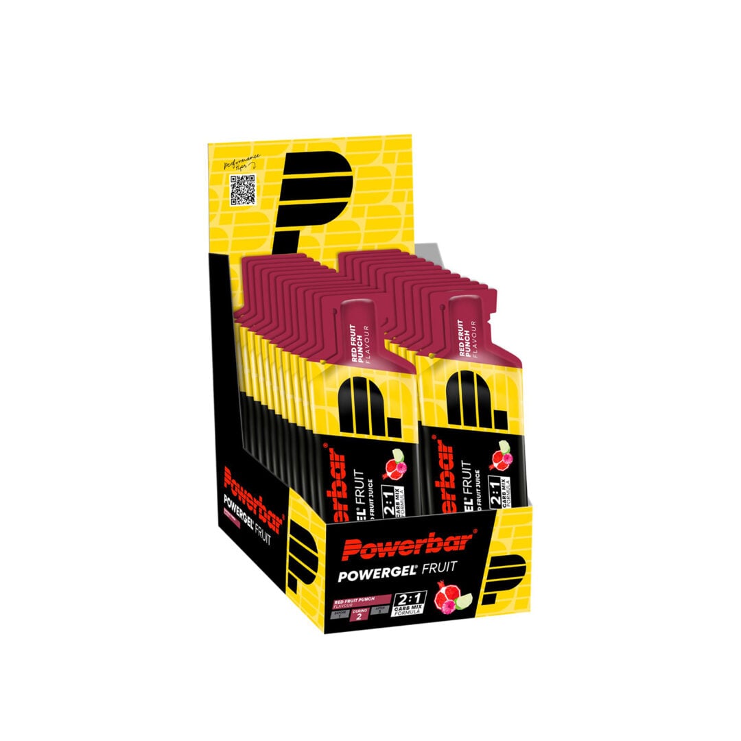 Présentoir Powerbar Powergel - Punch aux fruits rouges - Sports d'endurance