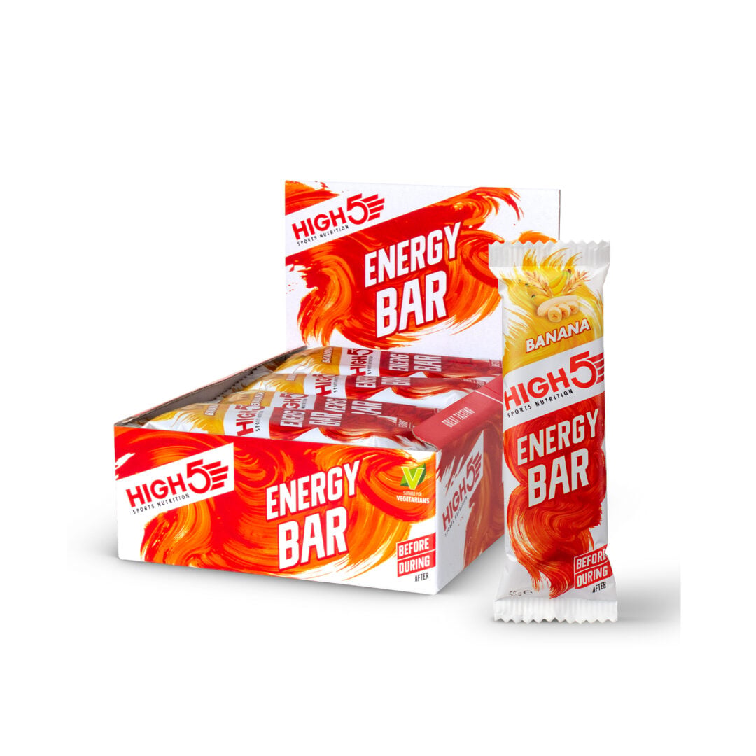 High5 - Barre énergétique 55g 12 Pack - Banane - Sports d'endurance - Sports d'endurance