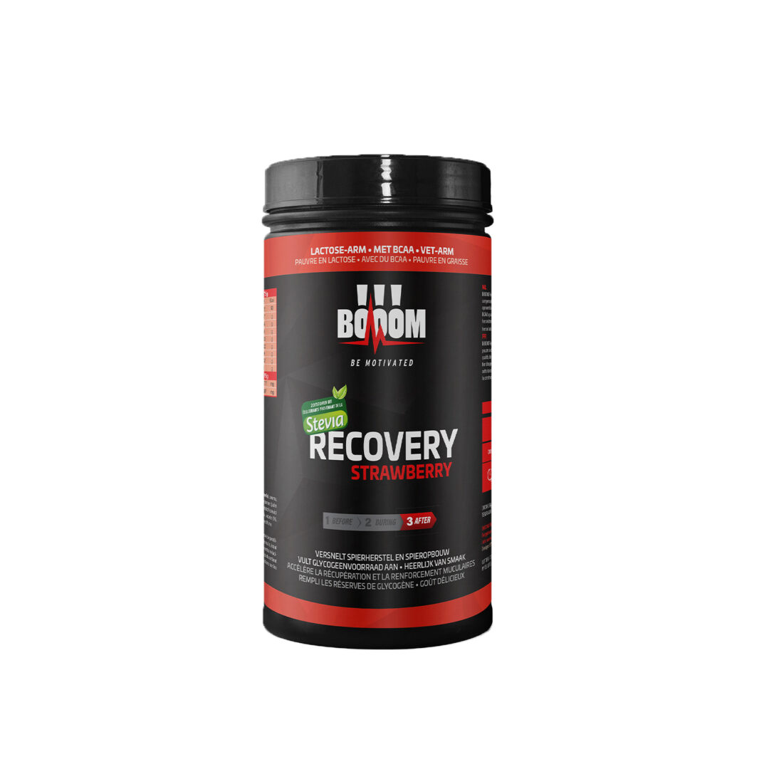 BOOOM - Boisson de récupération 600gr - Fraise -- Sports d'endurance - Sports d'endurance