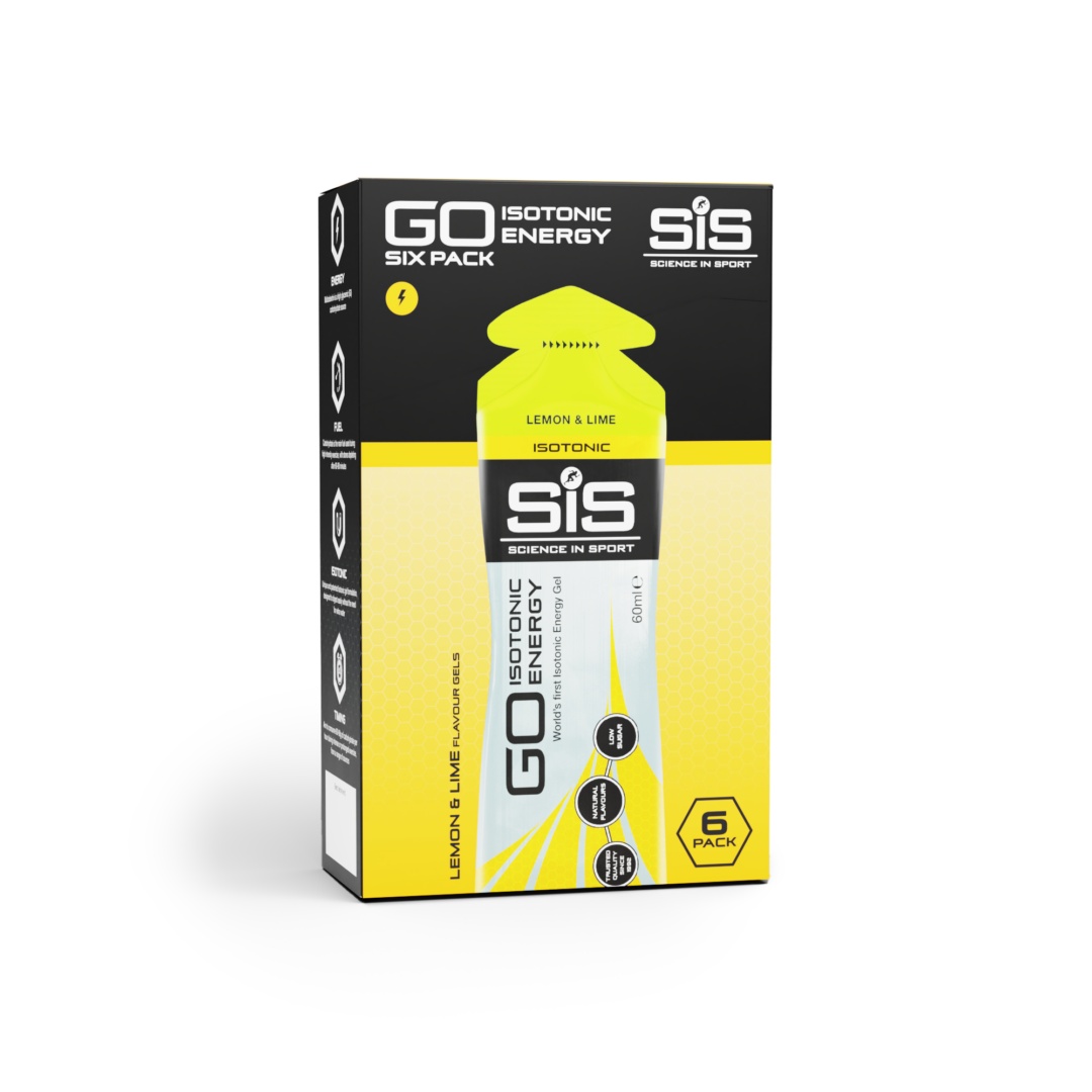 SiS - Go Gel 60 ml – lot de 6 – Citron-citron vert - Sports D'Endurance