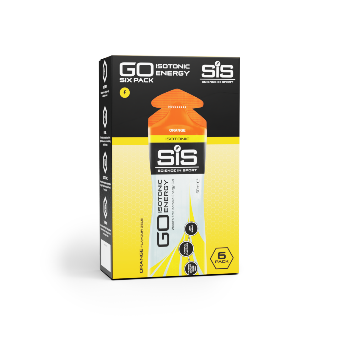 SiS - Go Gel 60 ml – lot de 6 – Orange - Sports D'Endurance