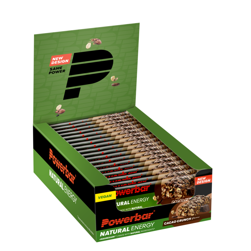 Powerbar - Barre énergétique naturelle - Cacao Crunch - Sports d'endurance