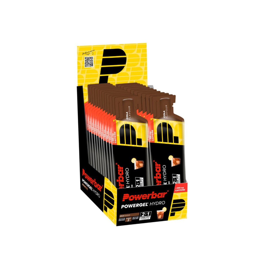 Powerbar PowerGel Hydro 24x 67 ml (présentoir) - Cola - Sports d'endurance