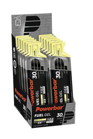 PowerBar Black Line Fuel 30 Gel 12x 50 ml - Affichage - Citron - Sports d'endurance