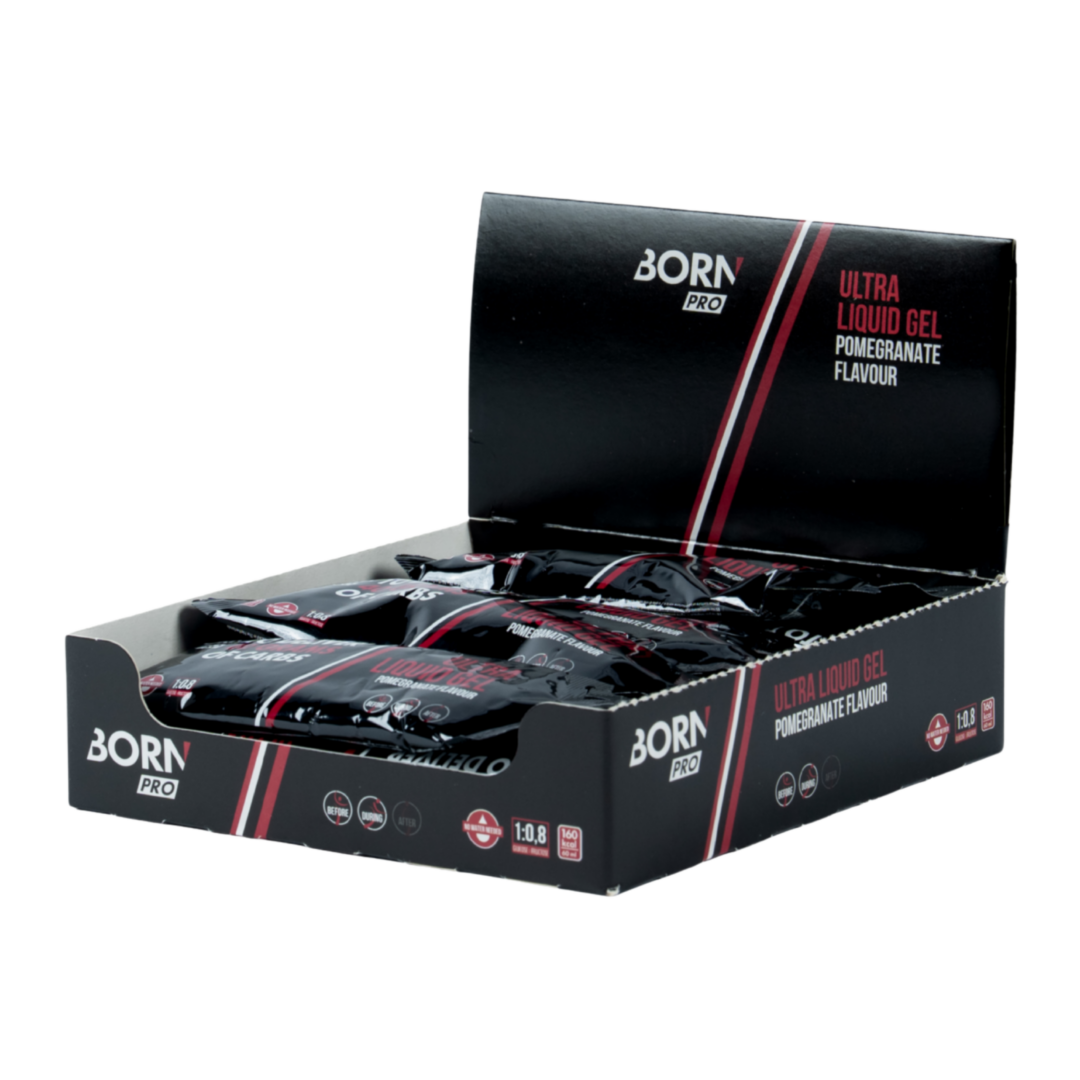 Born - Ultra Liquid Gel - Grenade - Présentoir - Sports D'Endurance