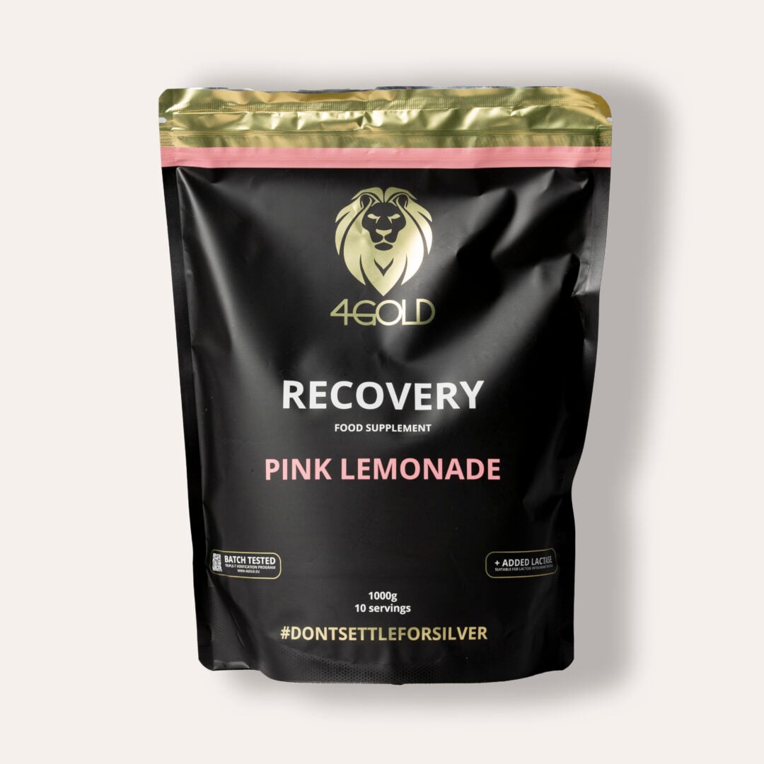 4Gold - Boisson de récupération - Limonade rose - 1000 gr - Sports d'endurance - Sports d'endurance