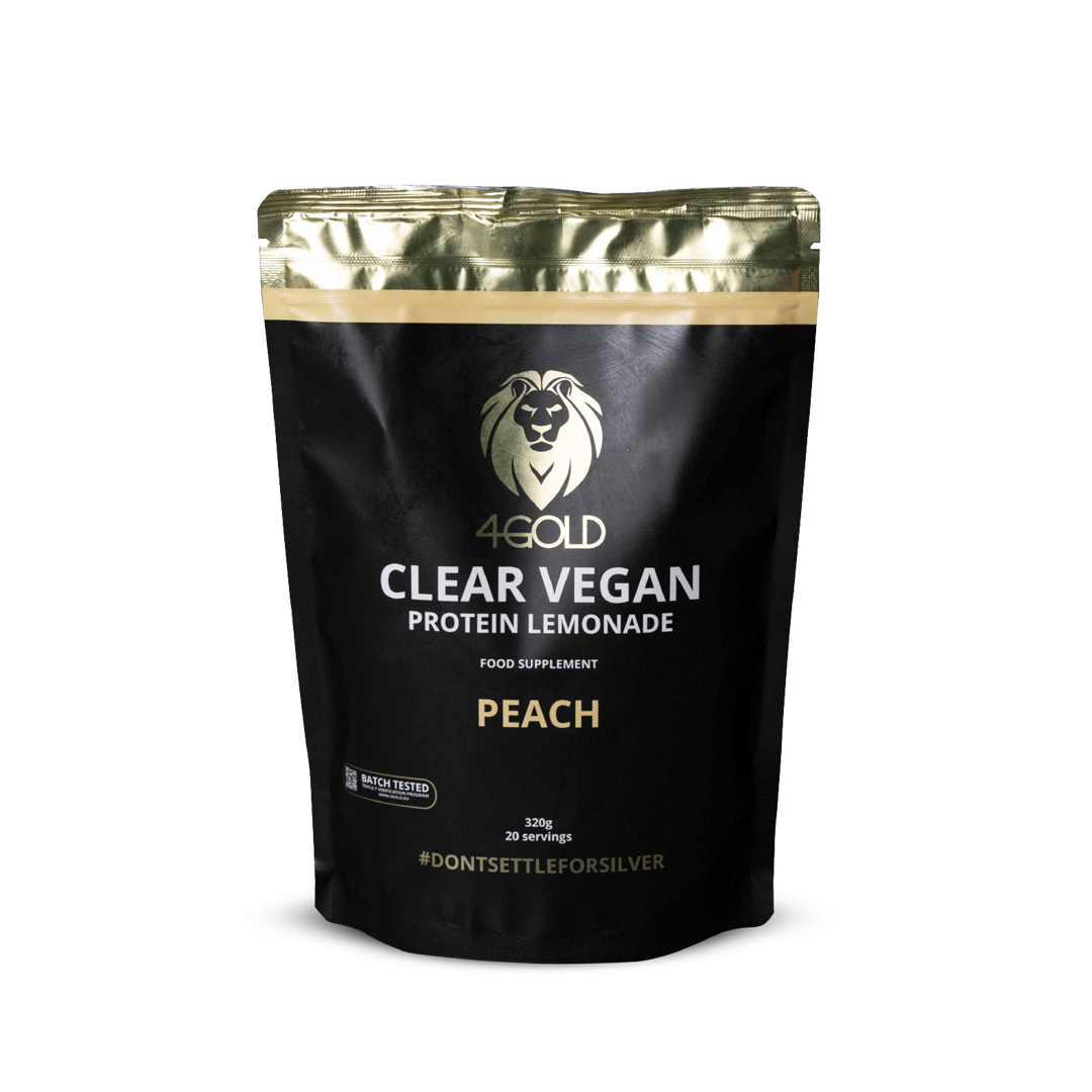 4Gold Clear Vegan Protein Lemonade 320gr. Pêche - Sports d'endurance - Sports d'endurance