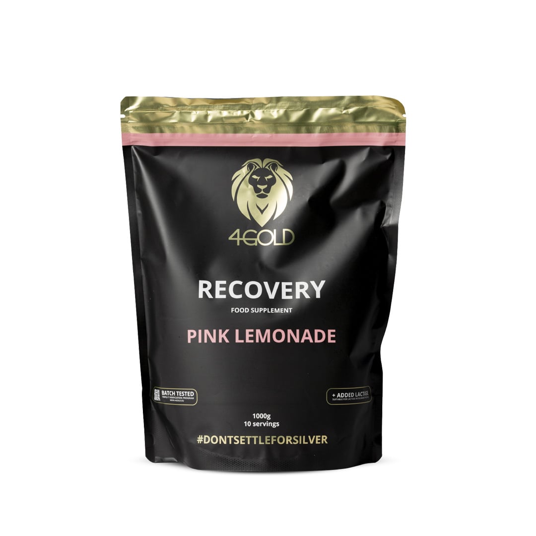 4Gold - Boisson de récupération - Limonade rose - Sports d'endurance - Sports d'endurance