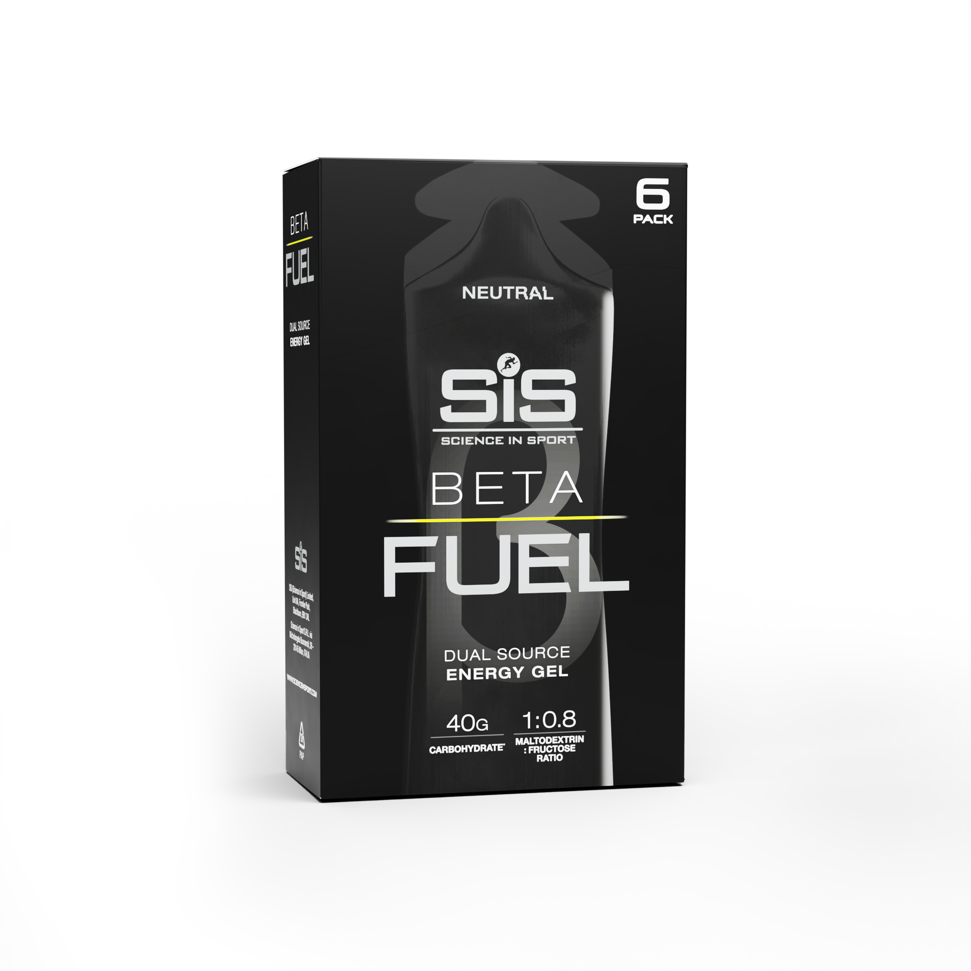 SiS Beta Fuel Gel - Neutre - Lot de 6