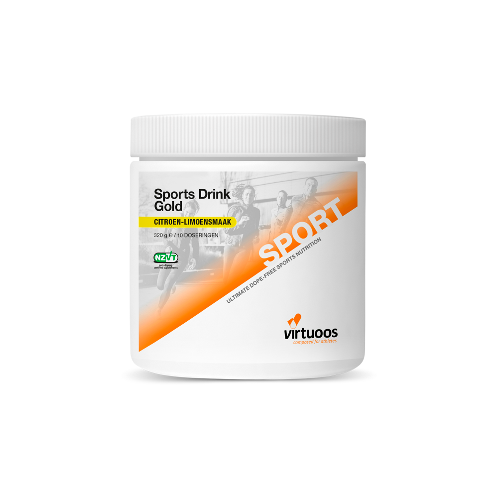 Virtuoos Sports Drink Gold 320 gr - Citron - Sports d'endurance