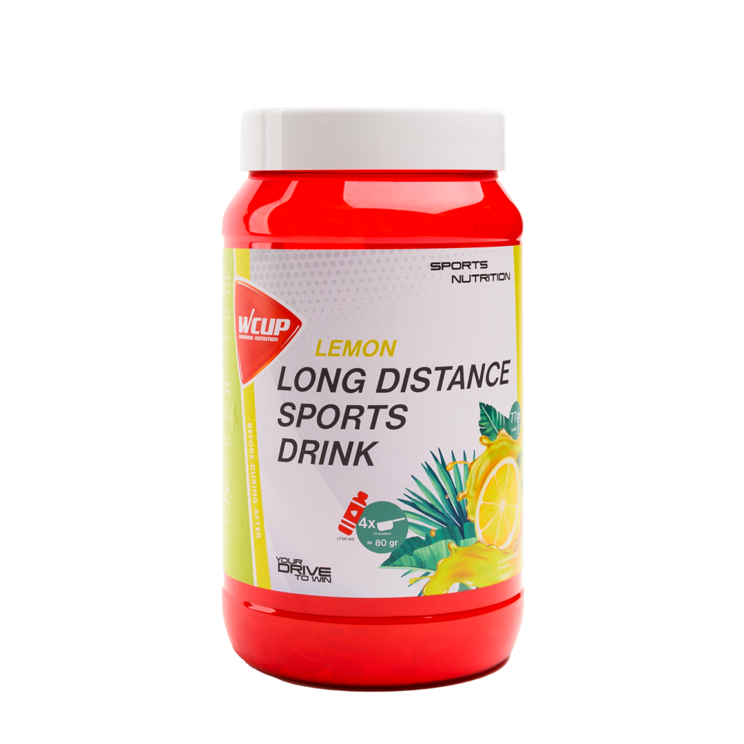Wcup - Boisson sportive longue distance - Citron - Sports d'endurance