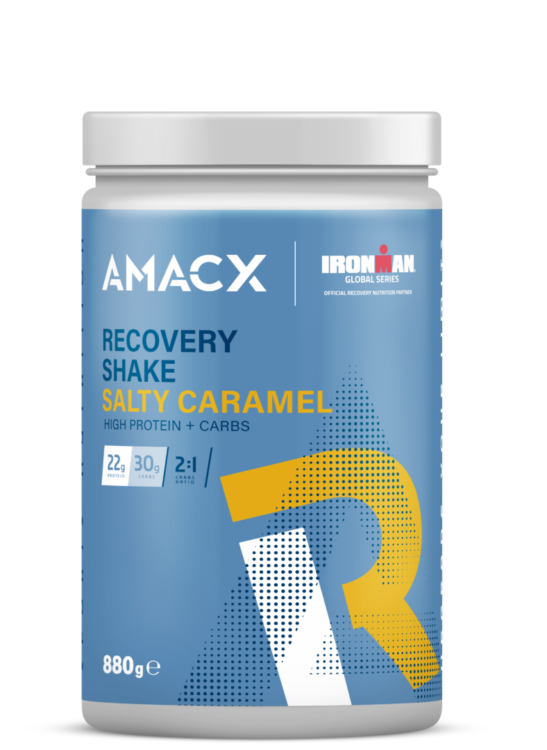 Amacx - Shake de récupération - Caramel salé - 880gr - Sports d'endurance